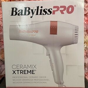 BaBylissPRO Ceramix Xtreme Hair Dryer - White and Pink